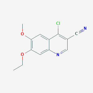 4-Chloro-7-ethoxy-6-methoxy-3-quinolinecarbonitrile