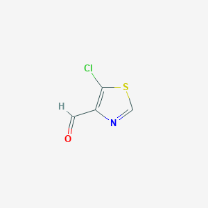 molecular formula C4H2ClNOS B8781586 5-Chlorothiazole-4-carbaldehyde 