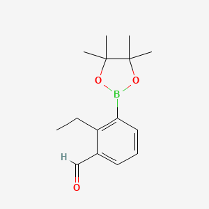 2-Ethyl-3-(4,4,5,5-tetramethyl-1,3,2-dioxaborolan-2-yl)benzaldehyde