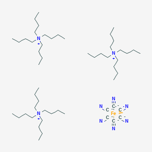 molecular formula C54H108FeN9 B087816 Tris(tetrabutylammonium) hexakis(cyano-C)ferrate CAS No. 14589-06-1