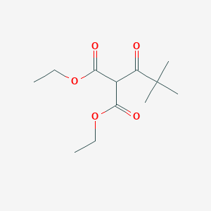 molecular formula C12H20O5 B8781661 Diethyl(2,2-dimethylpropanoyl)propanedioate CAS No. 22524-02-3