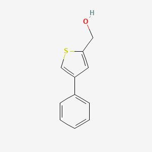 molecular formula C11H10OS B8781678 4-Phenyl-2-thiophenemethanol 