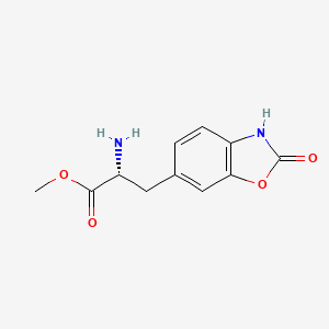 methyl (2R)-2-amino-3-(2-oxo-3H-1,3-benzoxazol-6-yl)propanoate