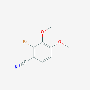 molecular formula C9H8BrNO2 B8782146 2-Bromo-3,4-dimethoxybenzonitrile 