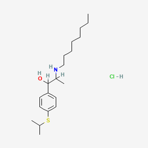4-[Isopropylthio]-alpha-[1-(octylamino)ethyl]benzyl alcohol hydrochloride