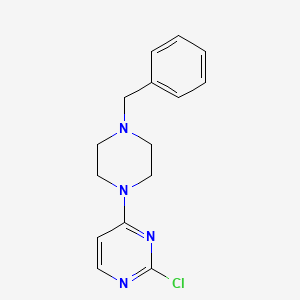 molecular formula C15H17ClN4 B8782178 4-(4-Benzylpiperazin-1-yl)-2-chloropyrimidine 