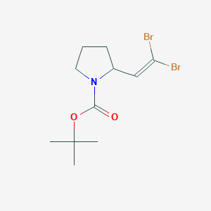 Tert-butyl 2-(2,2-dibromovinyl)pyrrolidine-1-carboxylate