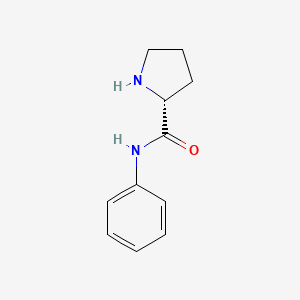 (2R)-N-phenylpyrrolidine-2-carboxamide