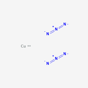 molecular formula CuN6 B087822 Copper azide CAS No. 14215-30-6