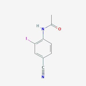 N-(4-cyano-2-iodophenyl)acetamide