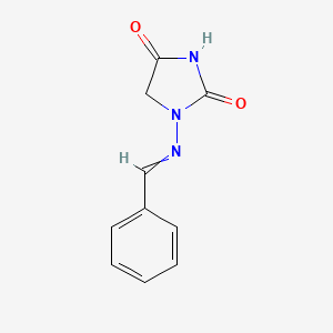 2,4-Imidazolidinedione, 1-[(phenylmethylene)amino]-