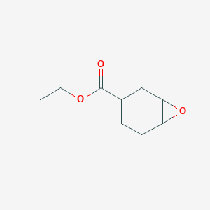 molecular formula C9H14O3 B8782231 Ethyl 7-oxabicyclo[4.1.0]heptane-3-carboxylate 