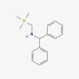 1,1-Diphenyl-N-[(trimethylsilyl)methyl]methanamine