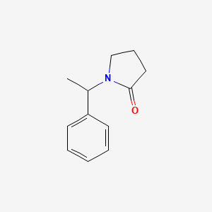 1-(1-Phenylethyl)pyrrolidin-2-one