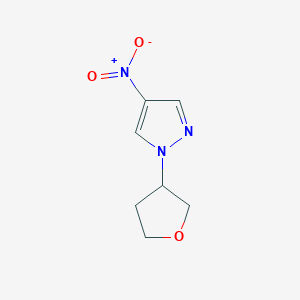 4-nitro-1-(tetrahydrofuran-3-yl)-1H-pyrazole