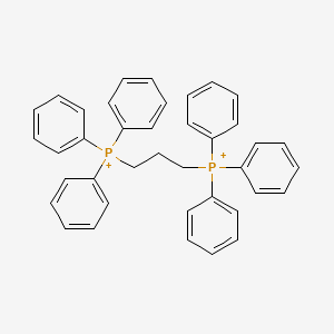 Triphenyl(3-triphenylphosphaniumylpropyl)phosphanium