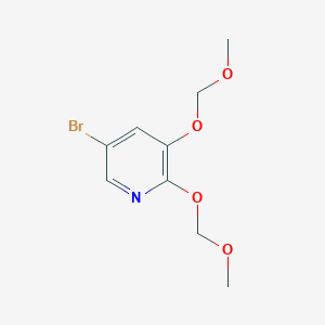 5-Bromo-2,3-bis(methoxymethoxy)pyridine