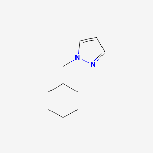 molecular formula C10H16N2 B8782348 1-(cyclohexylmethyl)-1H-Pyrazole 