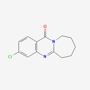 3-Chloro-7,8,9,10-tetrahydro-6H-azepino[2,1-b]quinazolin-12-one