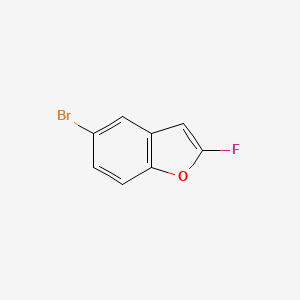 molecular formula C8H4BrFO B8782360 5-Bromo-2-fluorobenzofuran CAS No. 554448-80-5