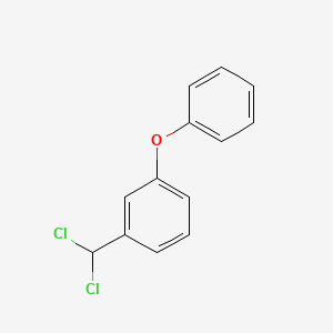 molecular formula C13H10Cl2O B8782430 1-(Dichloromethyl)-3-phenoxybenzene CAS No. 53874-68-3