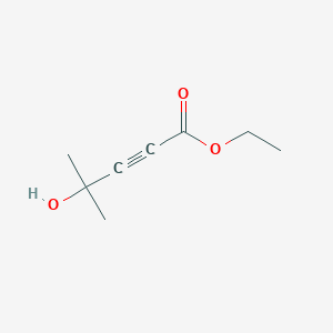 4-Hydroxy-4-methyl-pent-2-ynoic acid ethyl ester