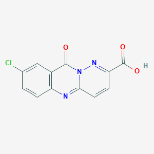 8-Chloro-10-oxo-10H-pyridazino[6,1-b]quinazoline-2-carboxylic acid