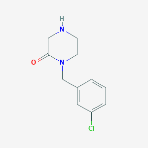 1-(3-Chlorobenzyl)piperazin-2-one