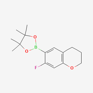 2-(7-Fluorochroman-6-yl)-4,4,5,5-tetramethyl-1,3,2-dioxaborolane