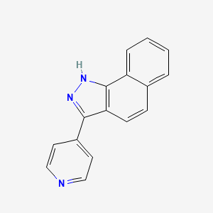 3-(Pyridin-4-yl)-2H-benzo[g]indazole