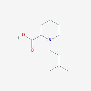 1-(3-Methylbutyl)piperidine-2-carboxylic acid