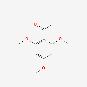molecular formula C12H16O4 B8782882 1-(2,4,6-trimethoxyphenyl)propan-1-one CAS No. 834-94-6