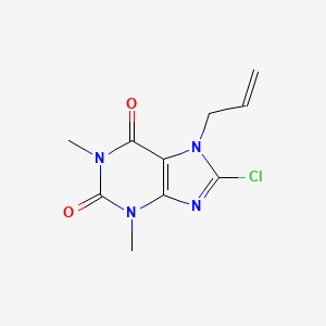7-Allyl-8-chloro-1,3-dimethyl-3,7-dihydropurine-2,6-dione