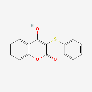 2-Hydroxy-3-phenylsulfanylchromen-4-one