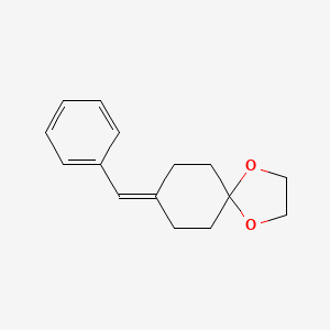 molecular formula C15H18O2 B8782972 8-Benzylidene-1,4-dioxaspiro[4.5]decane 