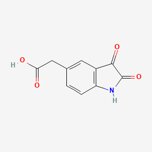 2-(2,3-Dioxoindolin-5-yl)acetic acid