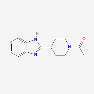 1-[4-(1H-benzimidazol-2-yl)piperidin-1-yl]ethanone