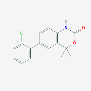 6-(2-Chlorophenyl)-4,4-dimethyl-1H-benzo[D][1,3]oxazin-2(4H)-one