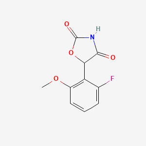 5-(2-Fluoro-6-methoxyphenyl)oxazolidine-2,4-dione