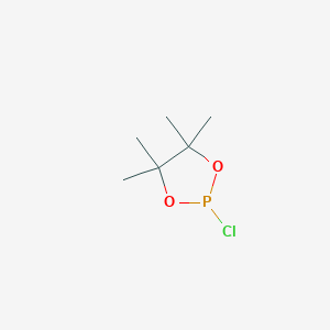 molecular formula C6H12ClO2P B087831 2-Chloro-4,4,5,5-tetramethyl-1,3,2-dioxaphospholane CAS No. 14812-59-0