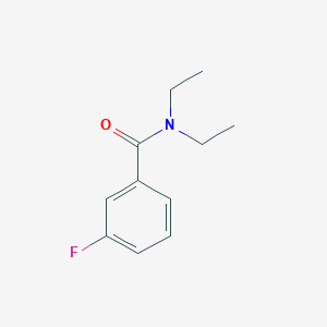 molecular formula C11H14FNO B8783178 Benzamide, N,N-diethyl-3-fluoro- CAS No. 10366-86-6
