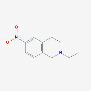 2-Ethyl-6-nitro-1,2,3,4-tetrahydroisoquinoline