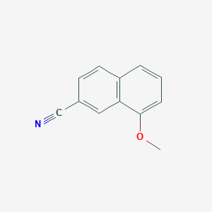 molecular formula C12H9NO B8783362 8-Methoxy-2-naphthonitrile 