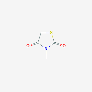 molecular formula C4H5NO2S B087834 3-甲基噻唑烷-2,4-二酮 CAS No. 16312-21-3