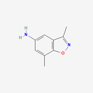 3,7-Dimethylbenzo[d]isoxazol-5-amine