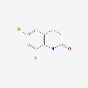 6-Bromo-8-fluoro-1-methyl-3,4-dihydroquinolin-2(1H)-one