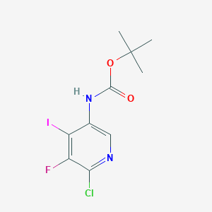 tert-Butyl (6-chloro-5-fluoro-4-iodopyridin-3-yl)carbamate