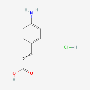 2-Propenoic acid, 3-(4-aminophenyl)-, hydrochloride