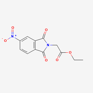 (5-Nitro-1,3-dioxo-1,3-dihydro-isoindol-2-yl)-acetic acid ethyl ester