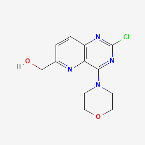 (2-Chloro-4-morpholinopyrido[3,2-d]pyrimidin-6-yl)methanol